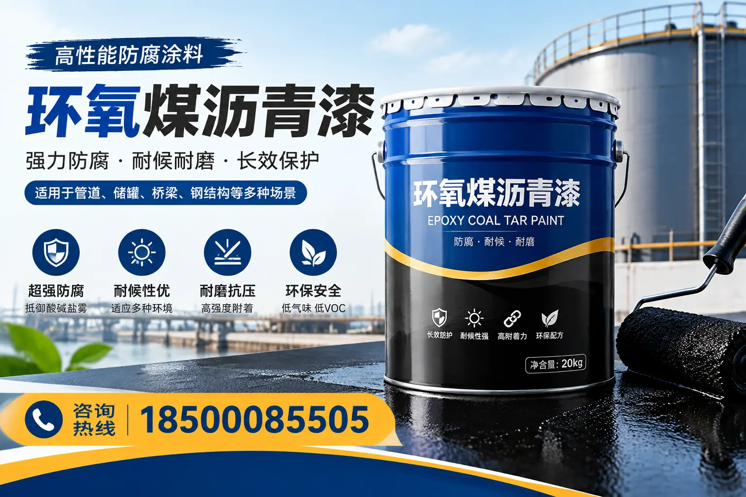 环氧煤沥青漆的施工步骤详解，钦州装修必备知识